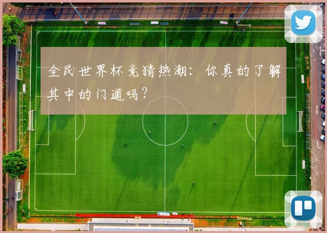 全民世界杯竞猜热潮：你真的了解其中的门道吗？