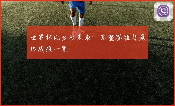 世界杯比分结果表：完整赛程与最终战报一览